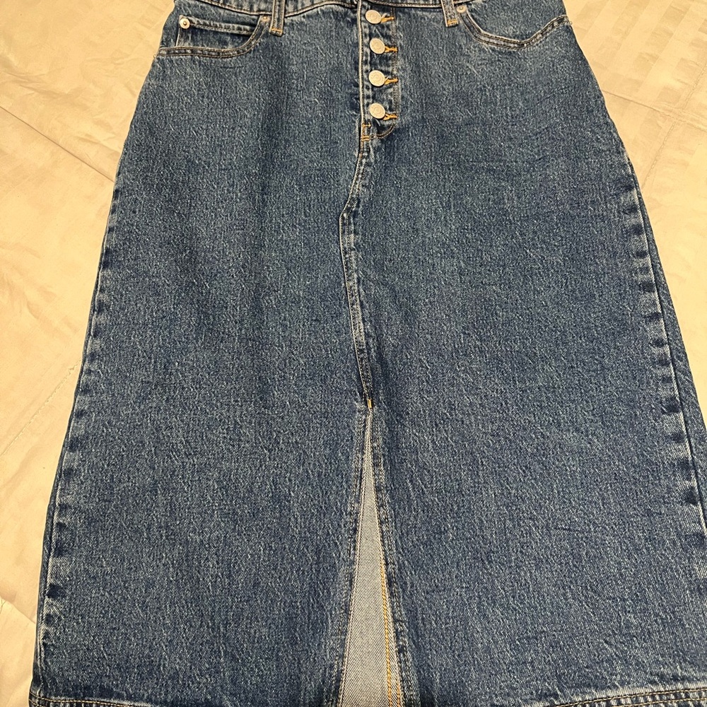 Banana Republic Blue Denim Skirt